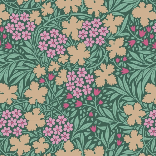 Tilda Patchwork Stoff Baumwolle - Hibernation - Autumnbloom-Sage